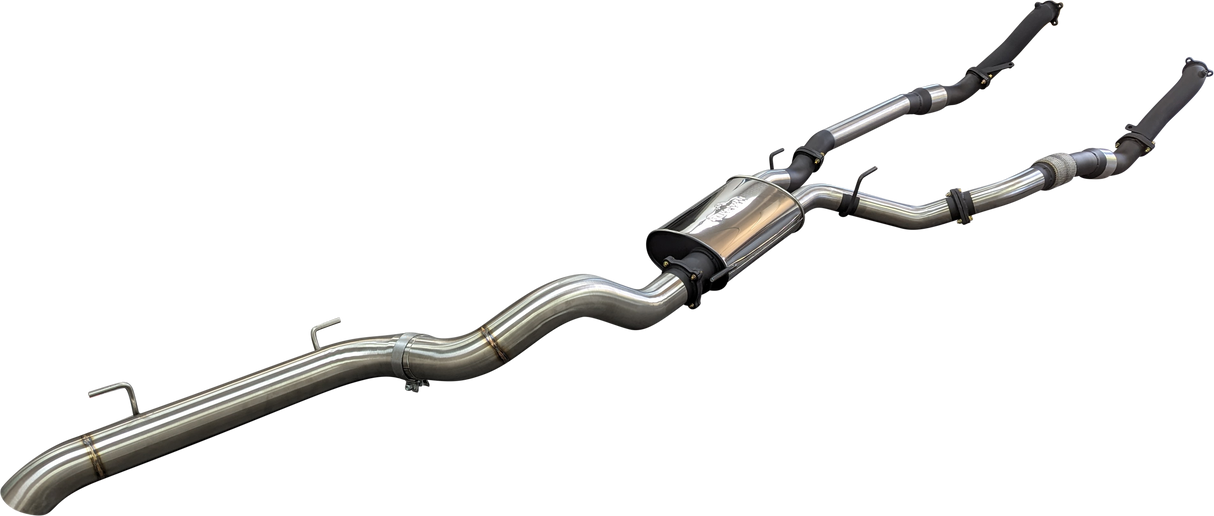 Manta | 3″ Turbo Back with Cats & Muffler, 4″ Exit | Toyota Landcruiser VDJ200 4.5L V8 Diesel Wagon 2007–2015