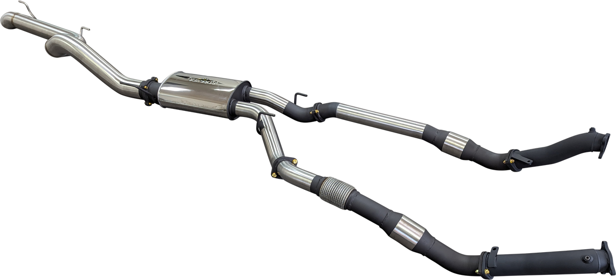 Manta | 3″ Turbo Back with Cats & Muffler, 4″ Exit | Toyota Landcruiser VDJ200 4.5L V8 Diesel Wagon 2007–2015