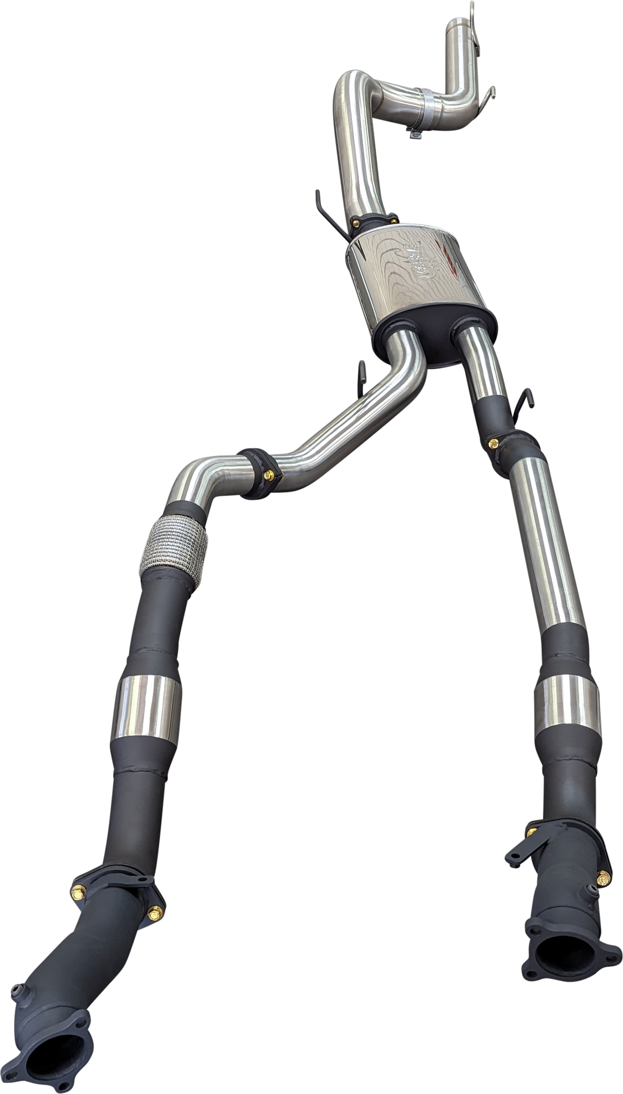 Manta | 3″ Turbo Back with Cats & Muffler, 4″ Exit | Toyota Landcruiser VDJ200 4.5L V8 Diesel Wagon 2007–2015