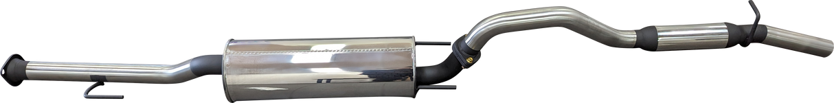 Manta | 2.5″ Cat Back Exhaust System with Centre Muffler & Rear Hotdog | Toyota Hilux N70 4.0L V6 Ute 2005–2017