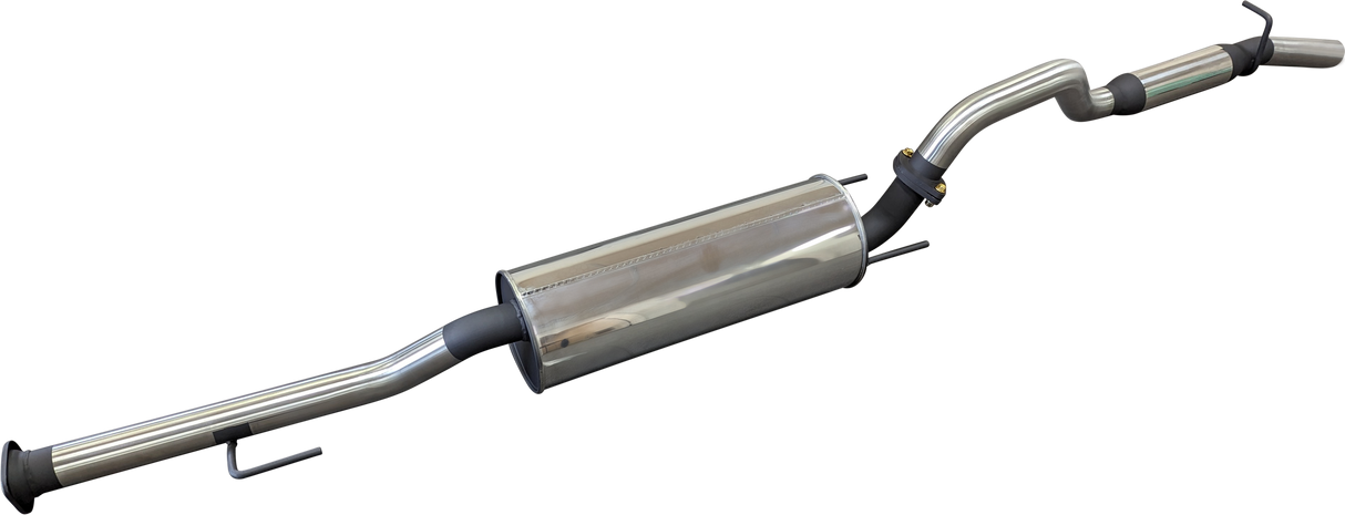 Manta | 2.5″ Cat Back Exhaust System with Centre Muffler & Rear Hotdog | Toyota Hilux N70 4.0L V6 Ute 2005–2017