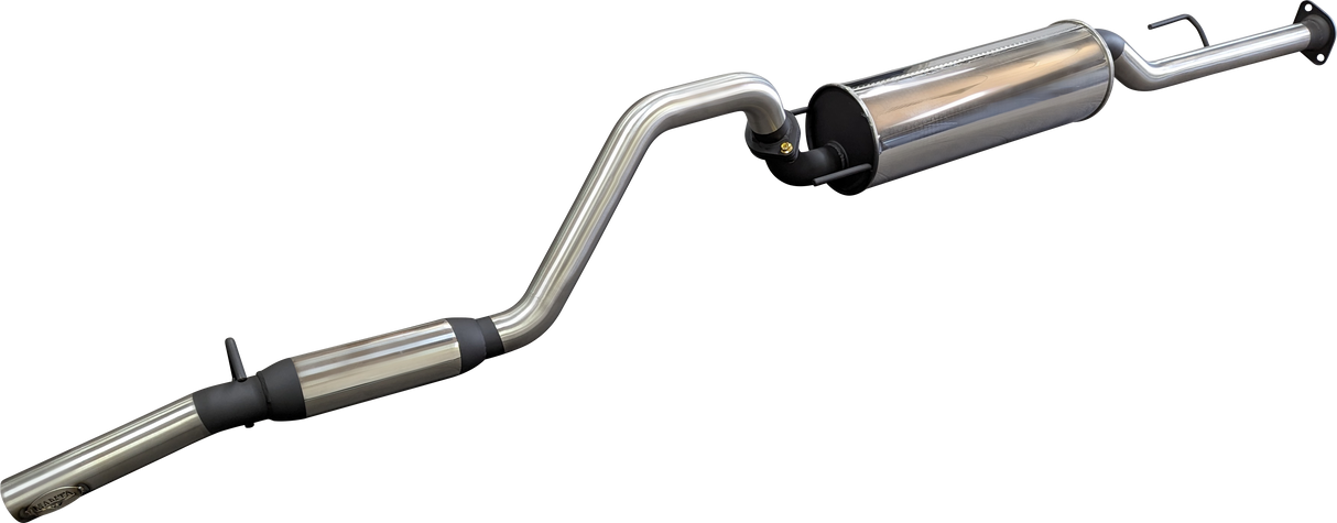 Manta | 2.5″ Cat Back Exhaust System with Centre Muffler & Rear Hotdog | Toyota Hilux N70 4.0L V6 Ute 2005–2017