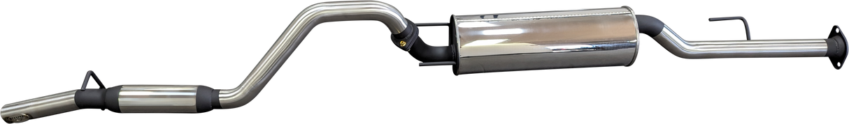Manta | 2.5″ Cat Back Exhaust System with Centre Muffler & Rear Hotdog | Toyota Hilux N70 4.0L V6 Ute 2005–2017