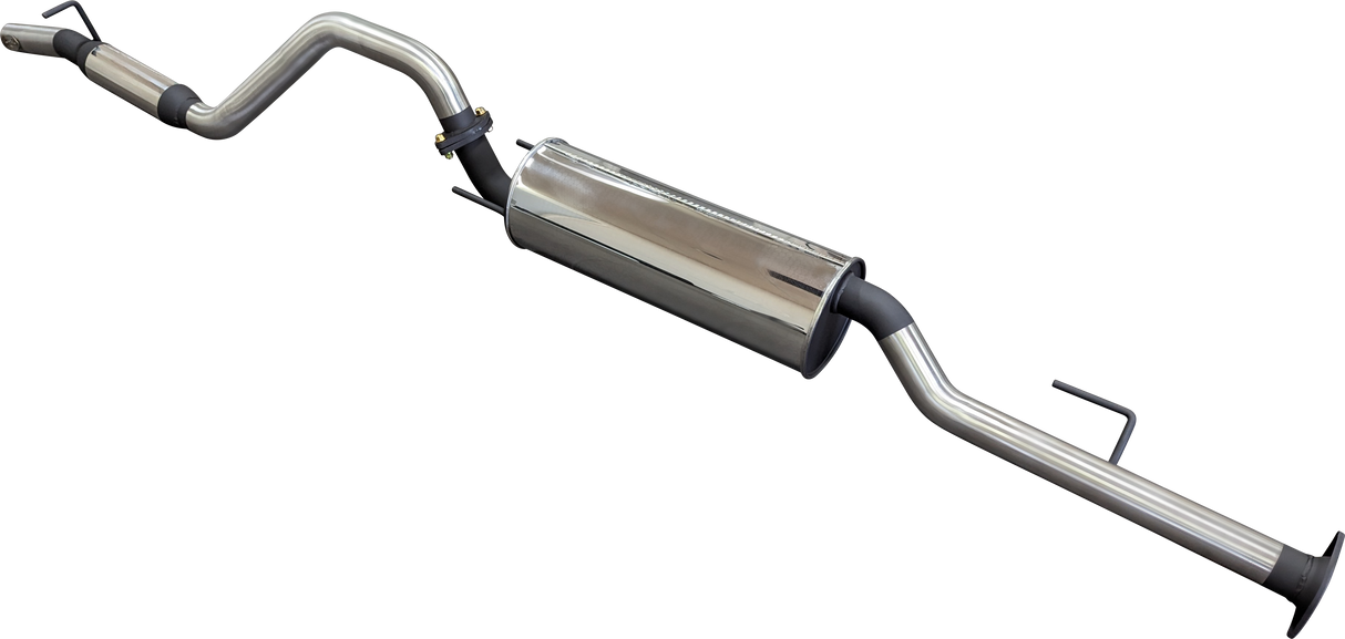 Manta | 2.5″ Cat Back Exhaust System with Centre Muffler & Rear Hotdog | Toyota Hilux N70 4.0L V6 Ute 2005–2017