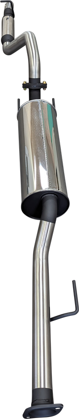 Manta | 2.5″ Cat Back Exhaust System with Centre Muffler & Rear Hotdog | Toyota Hilux N70 4.0L V6 Ute 2005–2017