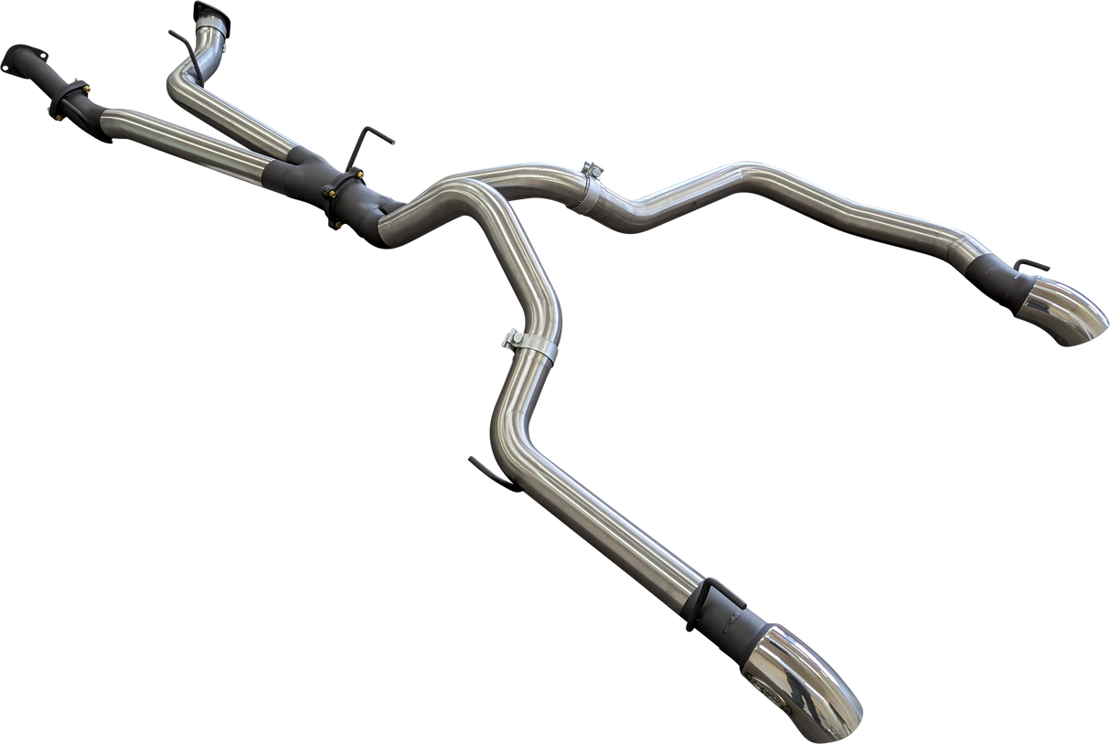 Manta | 3″ DPF Back with Twin 3″ Tailpipes | Toyota Landcruiser VDJ200 4.5L V8 Diesel Wagon 2015–2021