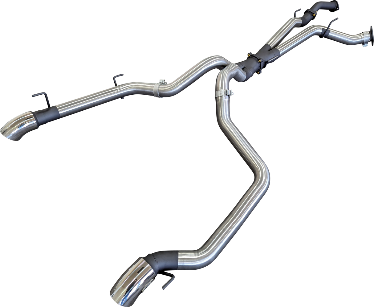 Manta | 3″ DPF Back with Twin 3″ Tailpipes | Toyota Landcruiser VDJ200 4.5L V8 Diesel Wagon 2015–2021