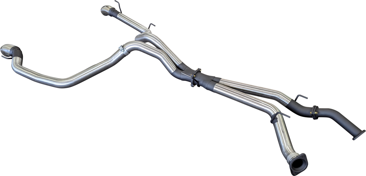 Manta | 3″ DPF Back with Twin 3″ Tailpipes | Toyota Landcruiser VDJ200 4.5L V8 Diesel Wagon 2015–2021