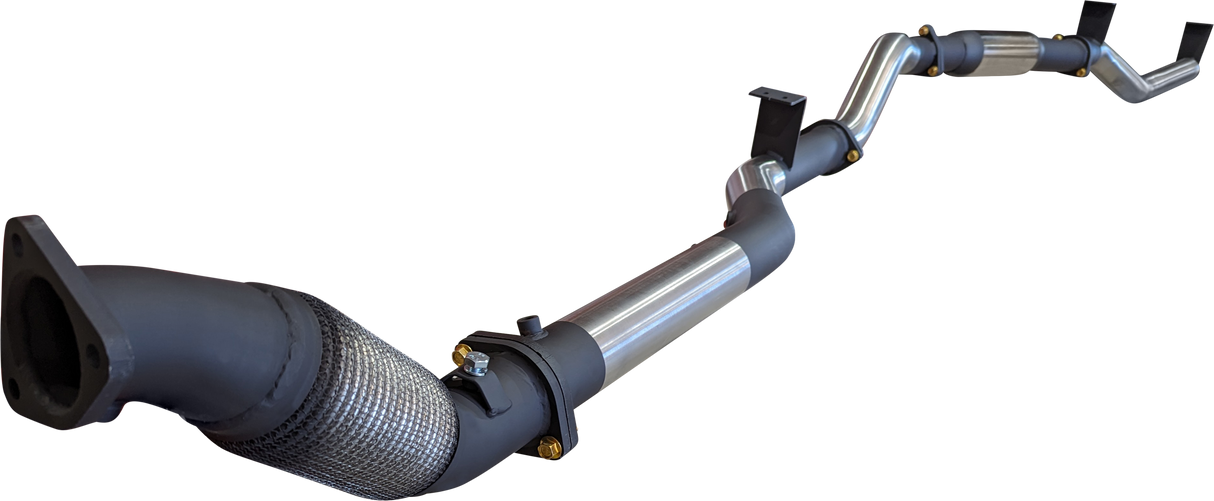 Manta | 3″ Turbo Back Exhaust Without Cat with Hotdog | Toyota Landcruiser VDJ79 V8 Ute 2016–2025 (DPF Models)