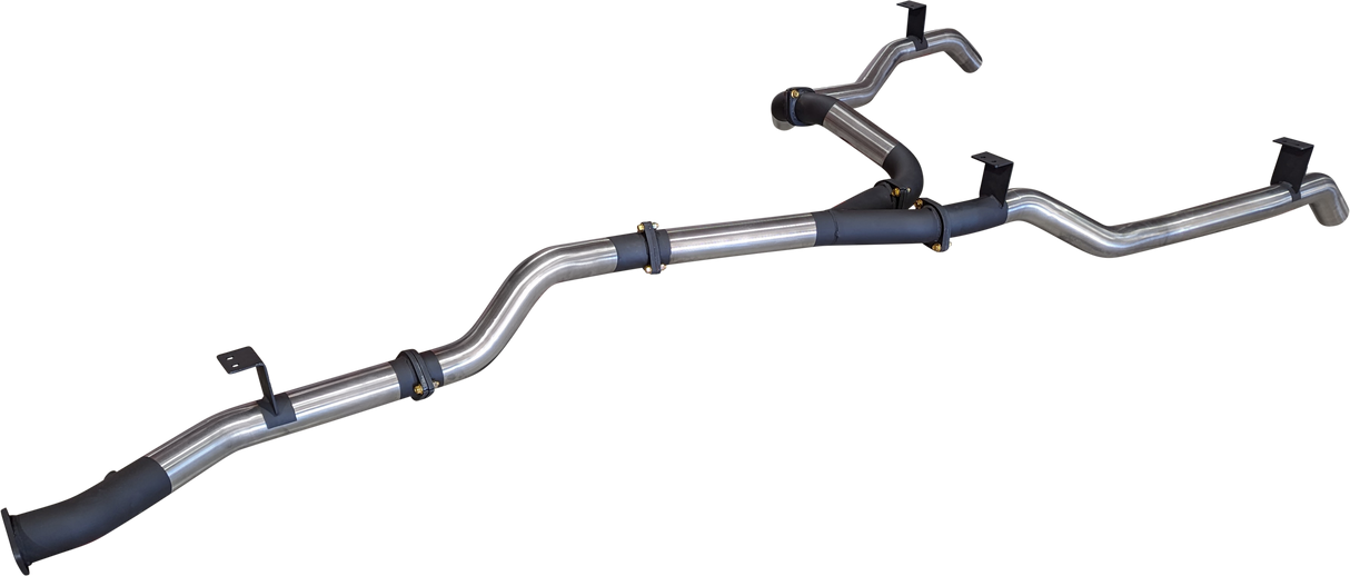 Manta | Dual 3in DPF Back Exhaust System | Toyota Landcruiser VDJ79 V8 Ute 2016–2025