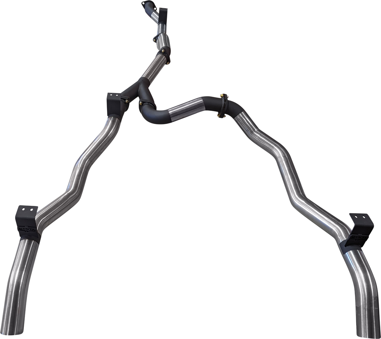 Manta | Dual 3in DPF Back Exhaust System | Toyota Landcruiser VDJ79 V8 Ute 2016–2025