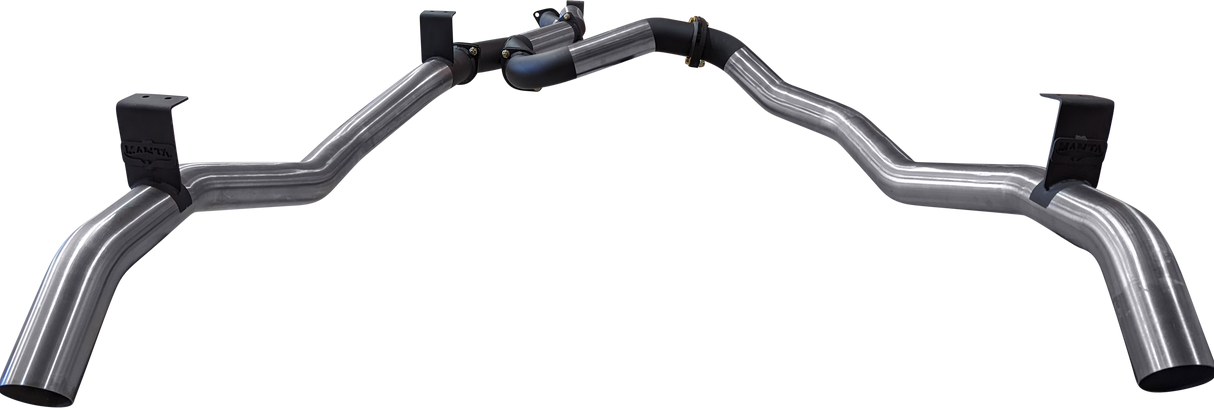 Manta | Dual 3in DPF Back Exhaust System | Toyota Landcruiser VDJ79 V8 Ute 2016–2025