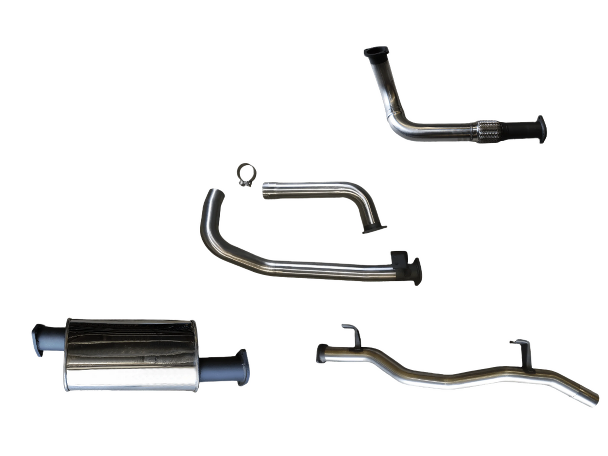 Manta | 3″ Turbo Back with Muffler | Toyota Landcruiser HZJ75 & HZJ78 4.2L 1HZ DTS Turbo Ute & Troop Carrier 1990–2006