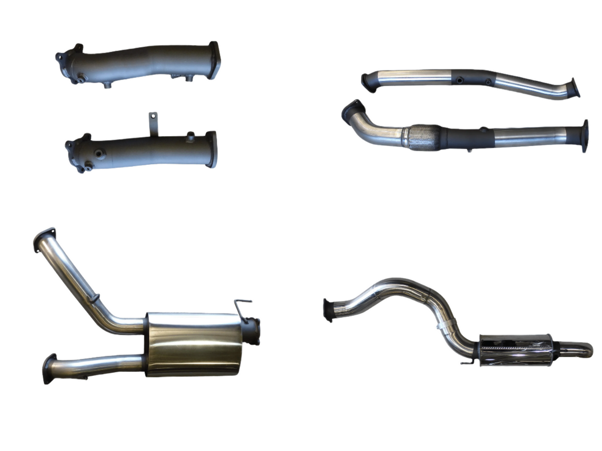 Manta - Toyota VDJ200 DPF 3in DUAL NO CAT, Muffler, 4in Tailpipe W/ Rear MUF