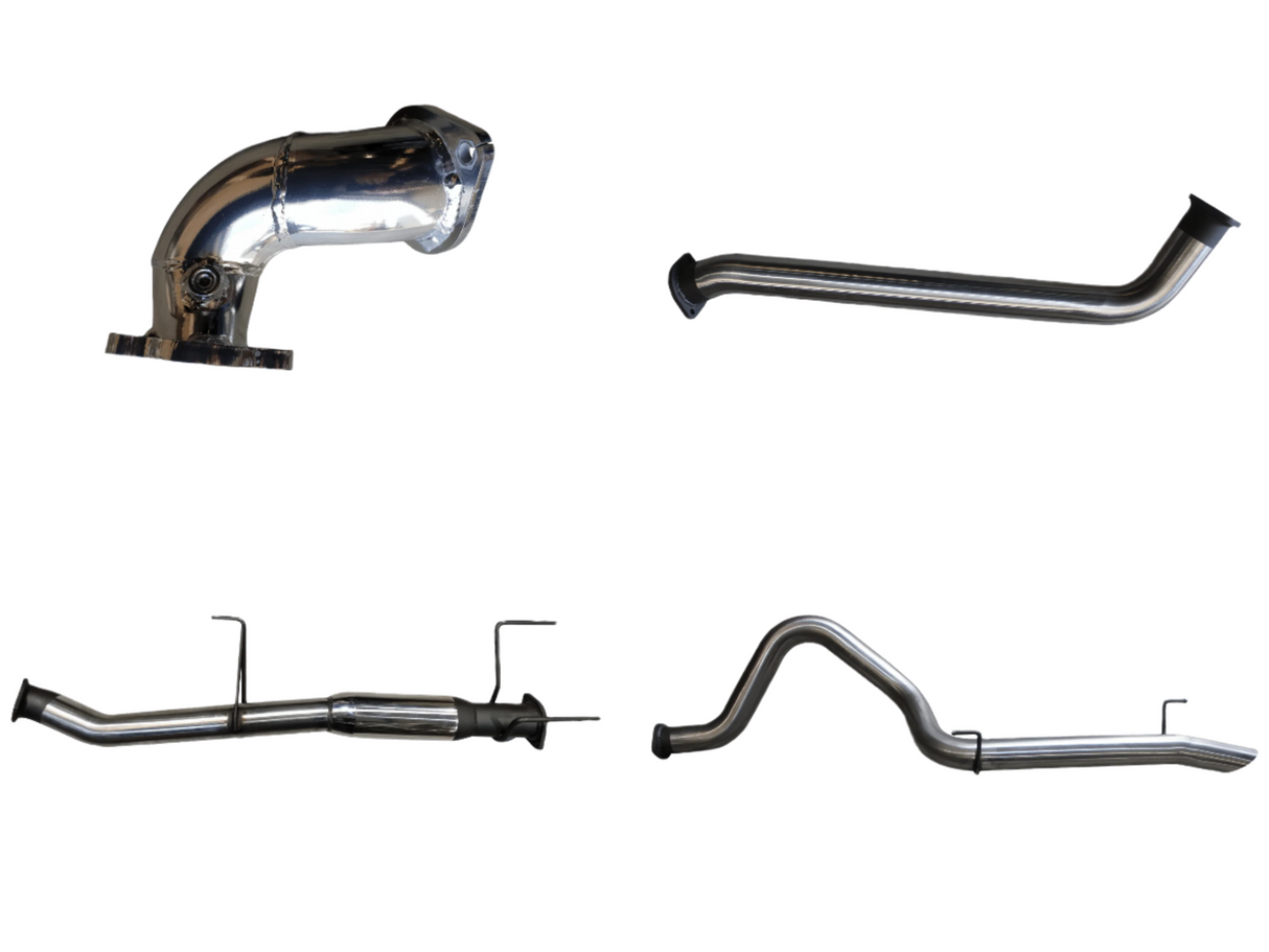 Manta - Toyota HDJ100 4.2L TD WAGON 3in CENTRE HOTDOG & REAR TAIL