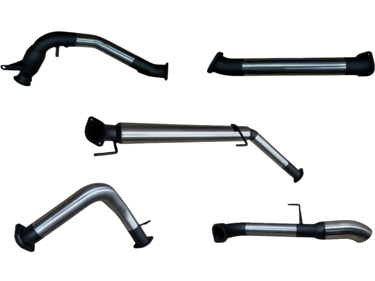 Manta | 3″ Turbo Back Exhaust with Cat & No Mufflers Chrome 4″ Tip | Toyota Landcruiser 300 Series V6 FJA300R Wagon 2021–2025