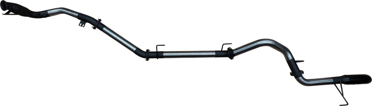 Manta | 3″ Turbo Back Exhaust with Cat & No Mufflers Black 4″ Tip | Toyota Landcruiser 300 Series V6 FJA300R Wagon 2021–2025