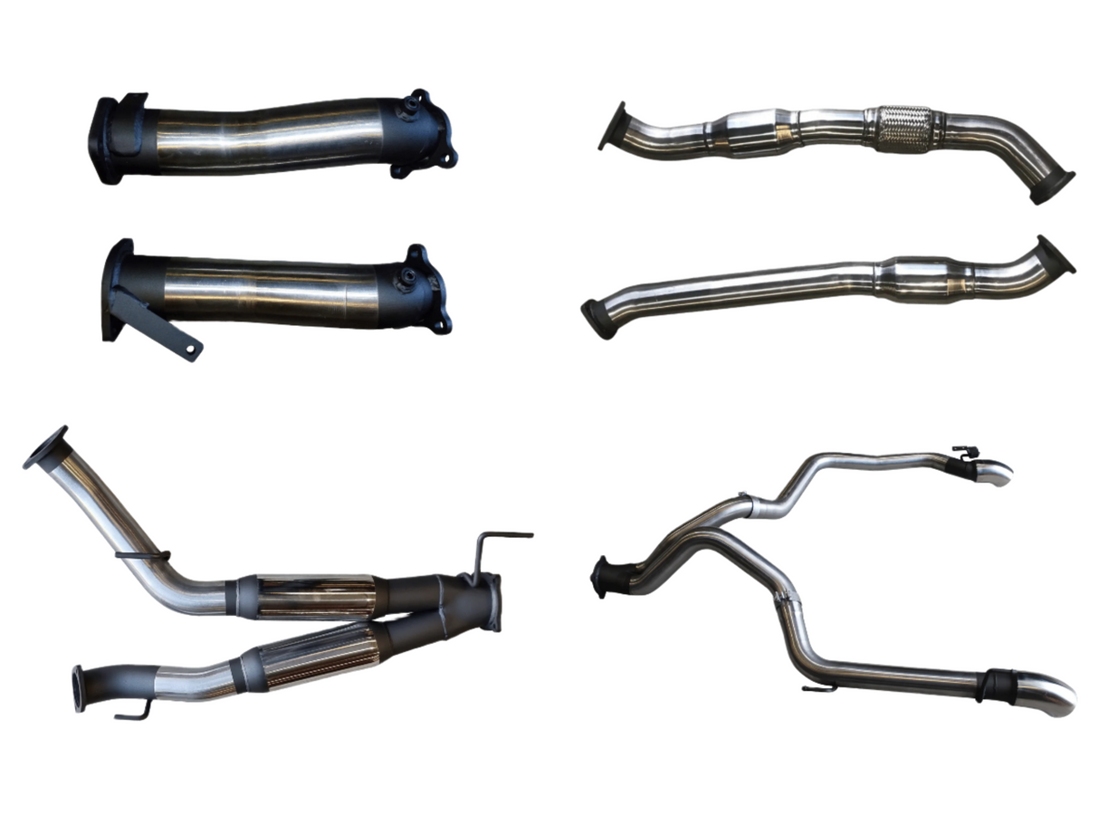 Manta - Toyota Landcruiser VDJ200 3in Dual With Cat & Hotdog Exit L & R