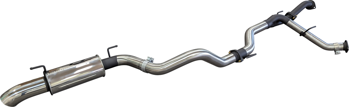 Manta | 2.5″ Dual DPF Back into 3″ Single with Rear Muffler & 4″ Tip | Toyota Landcruiser 200 VDJ200 4.5L V8 Diesel Wagon 2007–2021