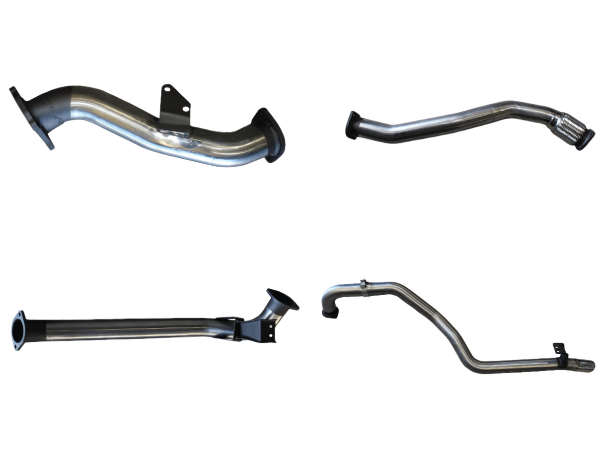Manta | 3″ Turbo Back Exhaust without Muffler (CT26 Turbo) | Toyota Landcruiser HZJ105 4.2L 1HZ Diesel Wagon 1998–2007