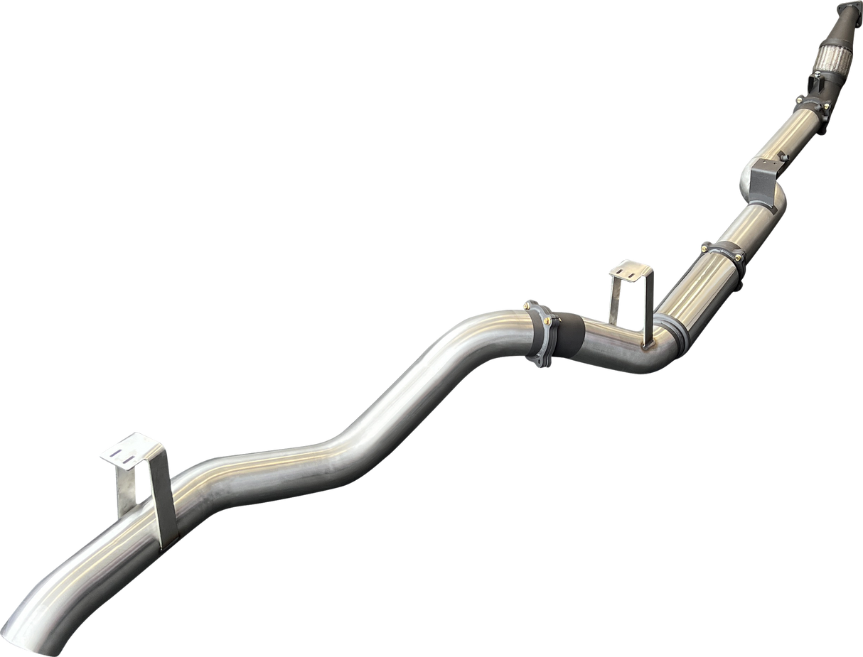 Manta | 4″ Turbo Back without Cat, With Muffler | Toyota Landcruiser VDJ76 V8 Wagon 2016–2025