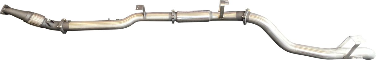 Manta | 4″ Turbo Back without Cat, With Muffler | Toyota Landcruiser VDJ76 V8 Wagon 2007–2016