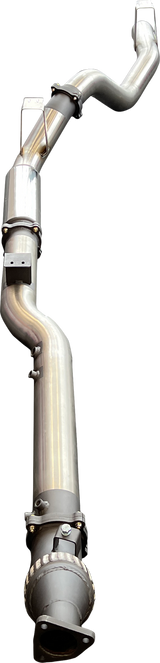 Manta | 4″ Turbo Back without Cat, With Muffler | Toyota Landcruiser VDJ76 V8 Wagon 2007–2016