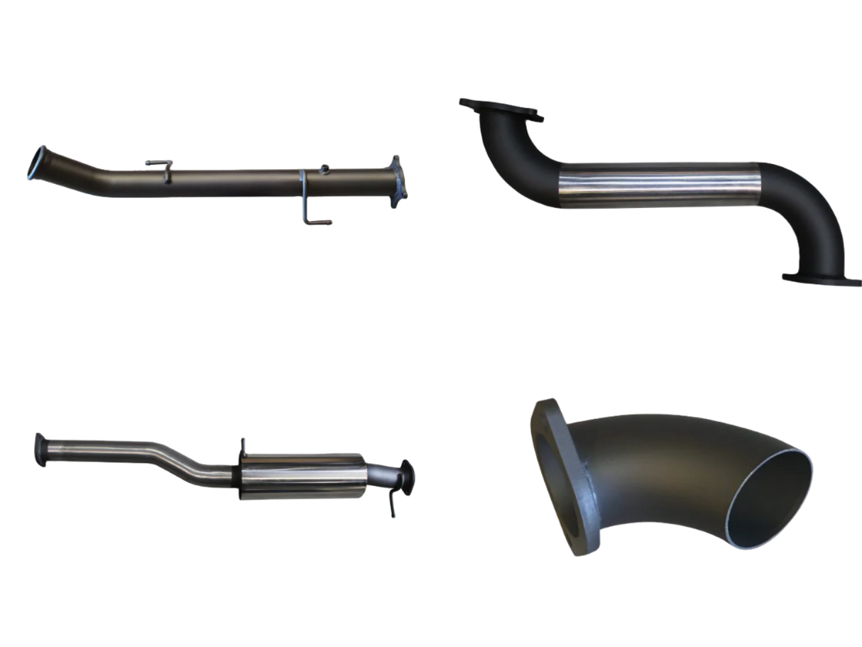 Manta | 3in Dump Pipe Back Exhaust with Small Muffler Diff Dump | Volkswagen Amarok V6 TDI550 TDI580 Ute 2016–2022