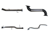 Manta | 3in Dump Pipe Back Exhaust without Muffler Extended Tailpipe | Volkswagen Amarok V6 TDI550 TDI580 Ute 2016–2022