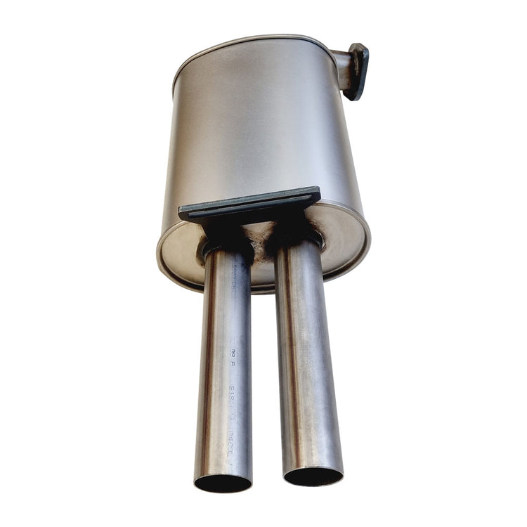 ESA | Twin 2.5" Stainless Catback Exhaust Angle Tips | Holden Commodore VE VF Ute | ST181-194HDXA-XPS