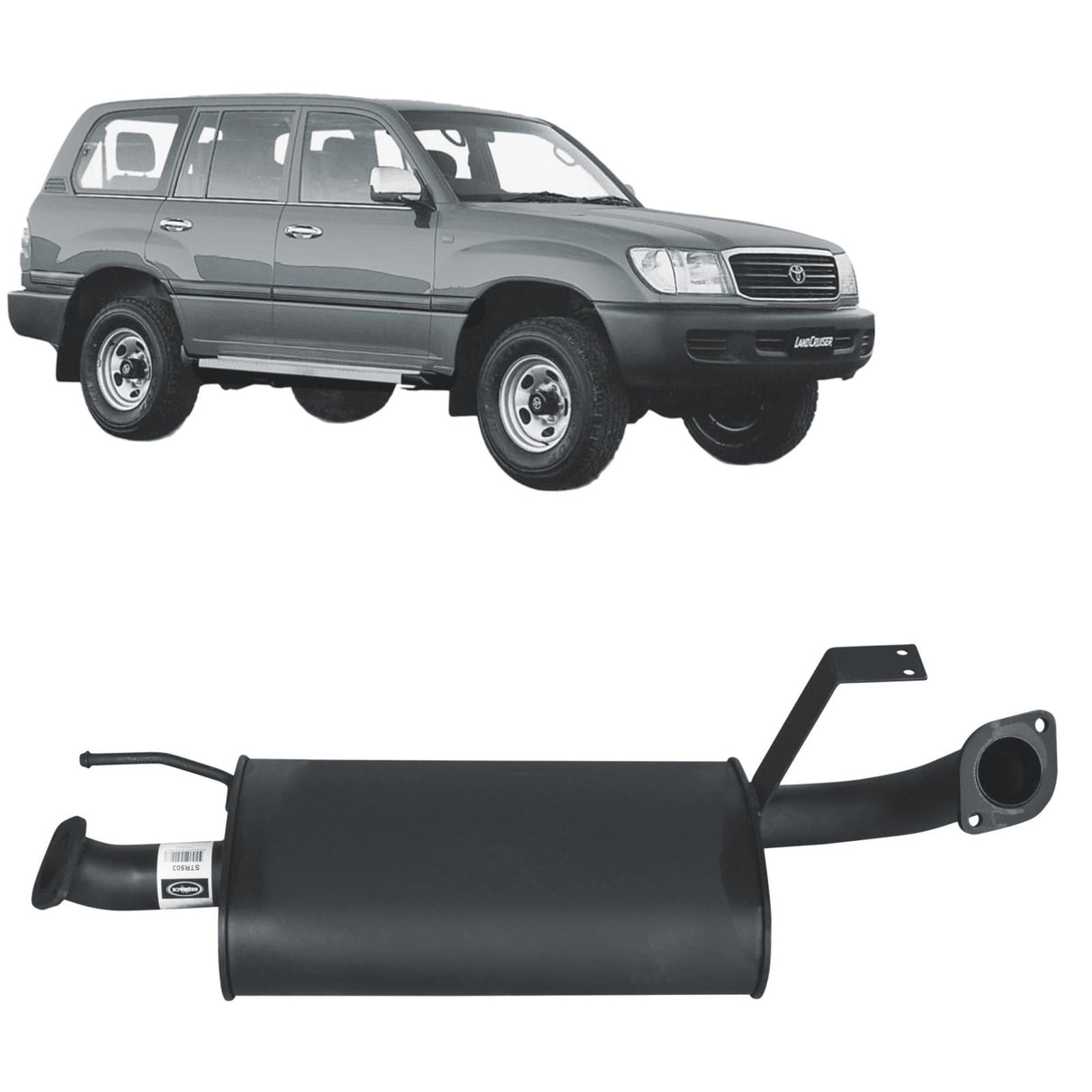 REDBACK - Toyota Landcruiser 105 Series Performance Exhaust System