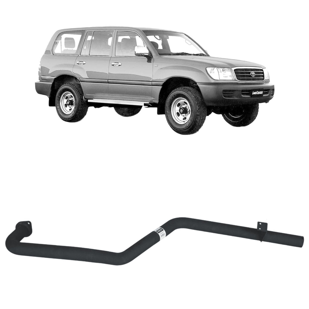 REDBACK - Toyota Landcruiser 105 Series (1998 - 2007) Wagon 4.2L 1HZ & 4.5L FZ Performance Tailpipe Assembly
