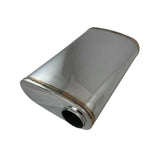 REDBACK | 304 Stainless Megaflow Sports Muffler 9"x4" Oval 14" Long 2.25" ID | STR7600-304N