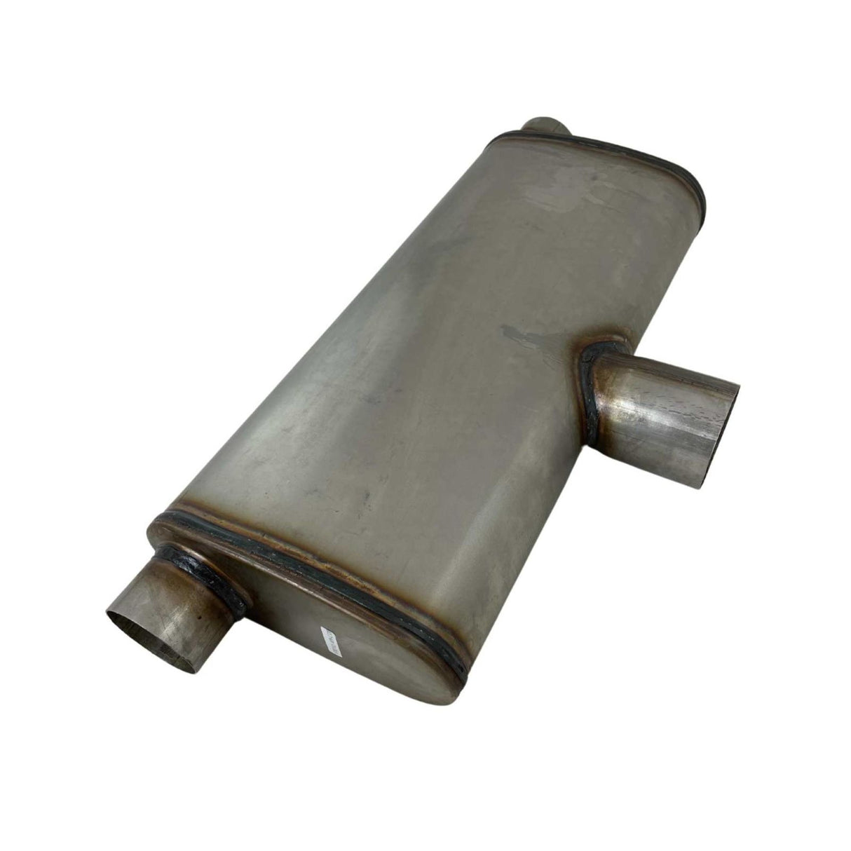 REDBACK | 3" In / Twin 2.5" Out East-West Performance Muffler 9"x4" Oval 20" Long | STR7765-409-CT20