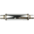 Redback - 2.5" Resonator Centre/Centre 355x101mm Round Stainless 409