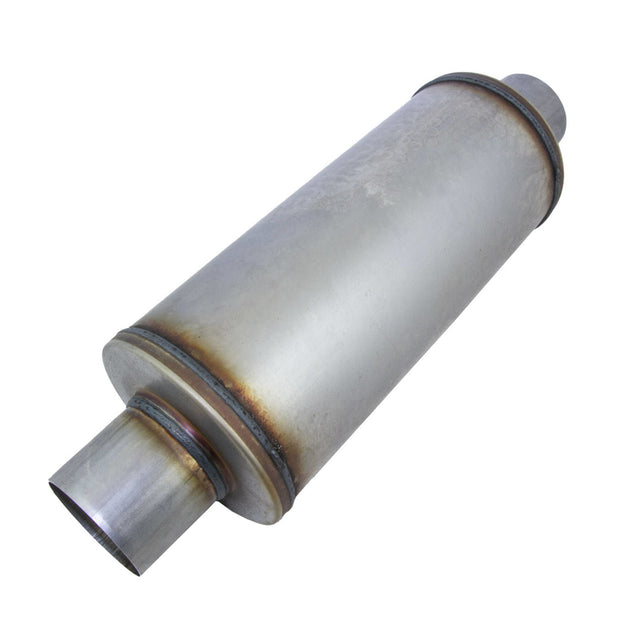 Redback - 2.5" Universal Muffler Centre/Centre 14"x6" Round 409 Stainless