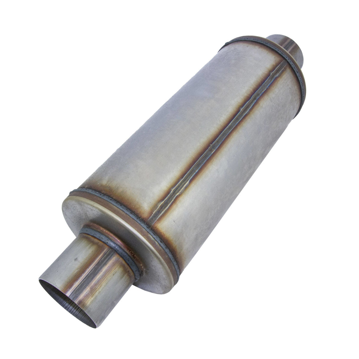 REDBACK | 6" Round Megaflow Performance Muffler 409 Stainless 14" Long 3" ID | STR8216-409