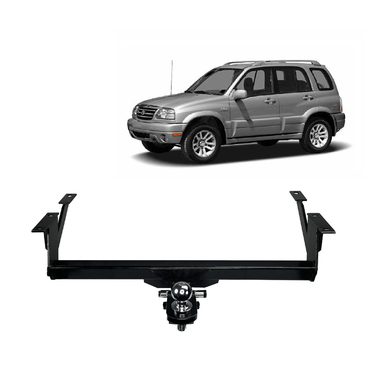 BTA Suzuki Gran Vitara & XL7 3 and 4 door wagon (04/1998 – 09/2005) Heavy Duty Towbar 1850/140kg Capacity