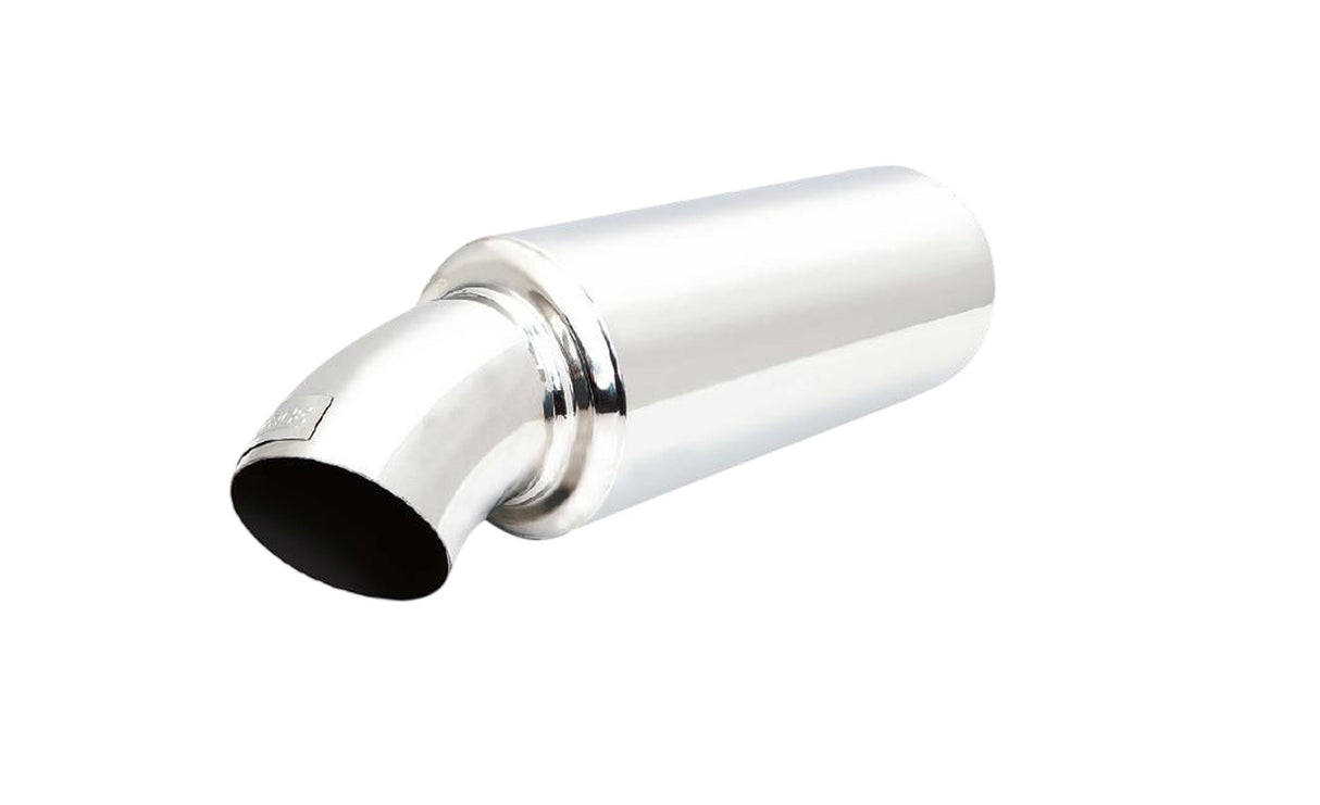XFORCE -  2.5″ Inlet Dump Pipe Style Tip, 6″ Cannon Muffler