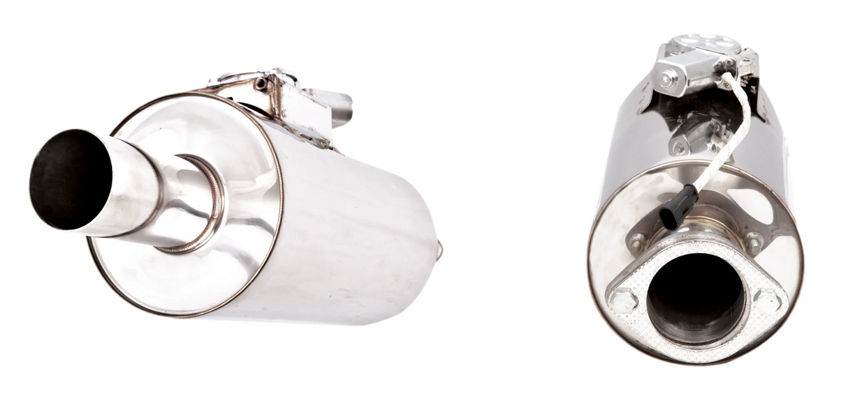 XFORCE - 2.5" Inch Inlet & 2.5" Inch Outlet Round Varex Muffler