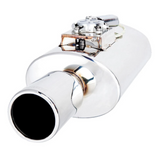 XFORCE - 3" Inch Inlet Single Tip Oval Varex Muffler