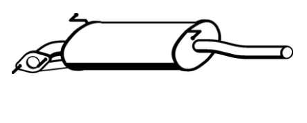 Standard Replacement - Toyota Camry SXV20 2.2LT Wagon Rear Muffler (8/97-9/02) (BM4645) (Berklee)