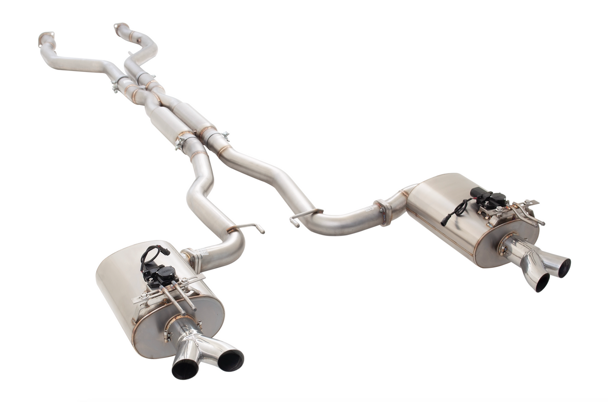 XFORCE - HOLDEN CLUBSPORT, E2-E3 (2009-2012), 3″ Stainless Steel Twin Cat-Back System