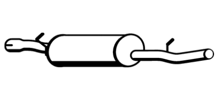 Standard Replacement - Holden CAMIRA JE 4CYL SED-WAG Muffler (BM4194) (Berklee)