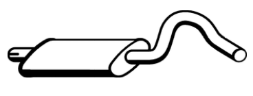 Standard Replacement - Holden Commodore VB VC-VK 6 & 8CYL SED Centre Muffler (BM3074) (Berklee)