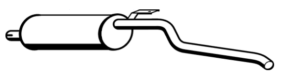 Standard Replacement - Ford Maverick/Nissan Patrol LWB Muffler (BM4325) (Berklee)