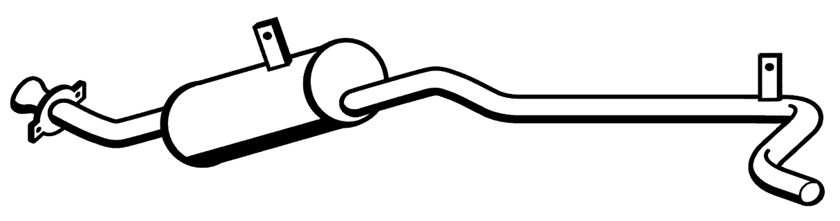 Standard Replacement - Holden DROVER / SUZUKI SIERRA S.W.B Muffler (BM4141) (Berklee)