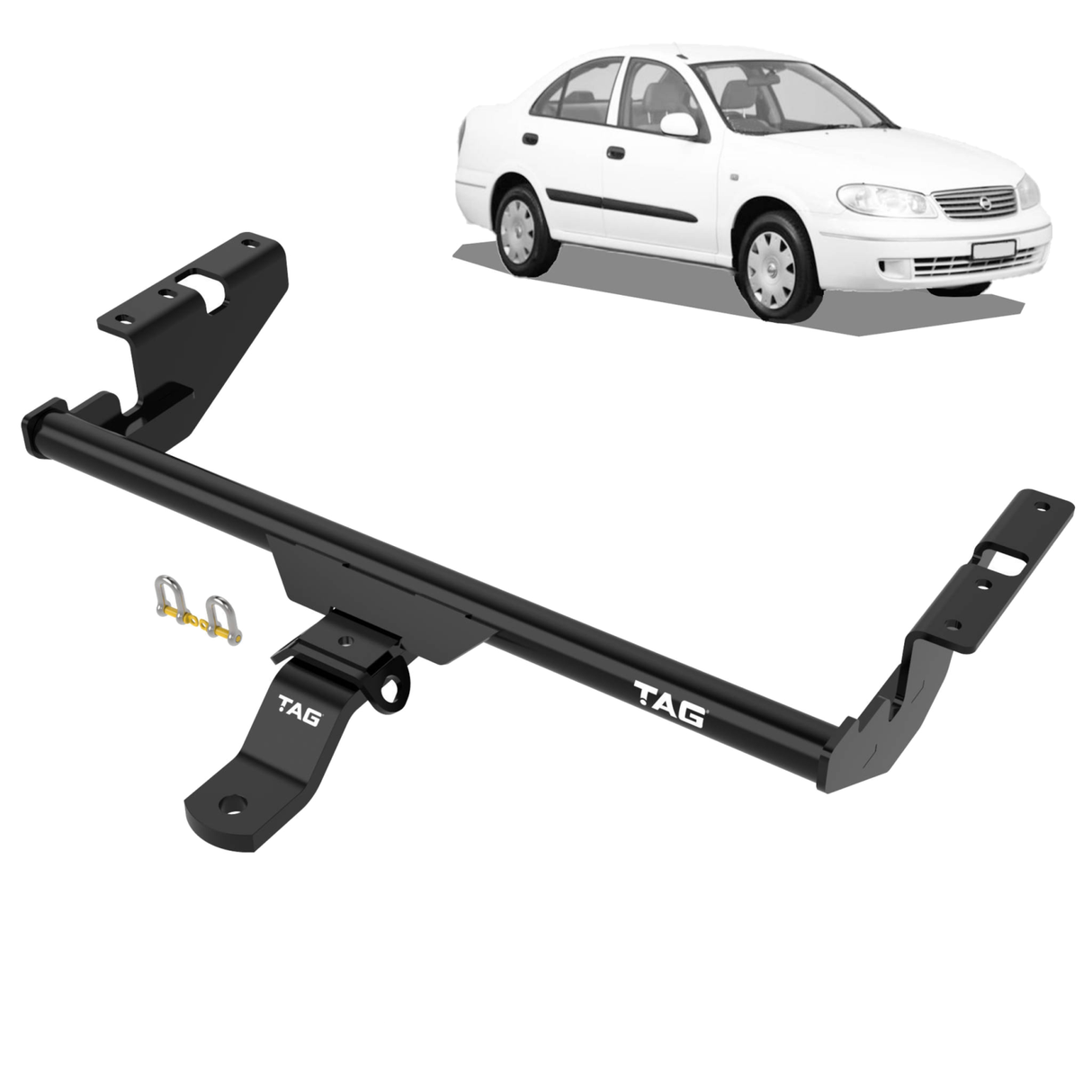 TAG - Nissan Pulsar N16 Sedan (2000 - 2003) Standard Duty Towbar & Universal Wiring Harness