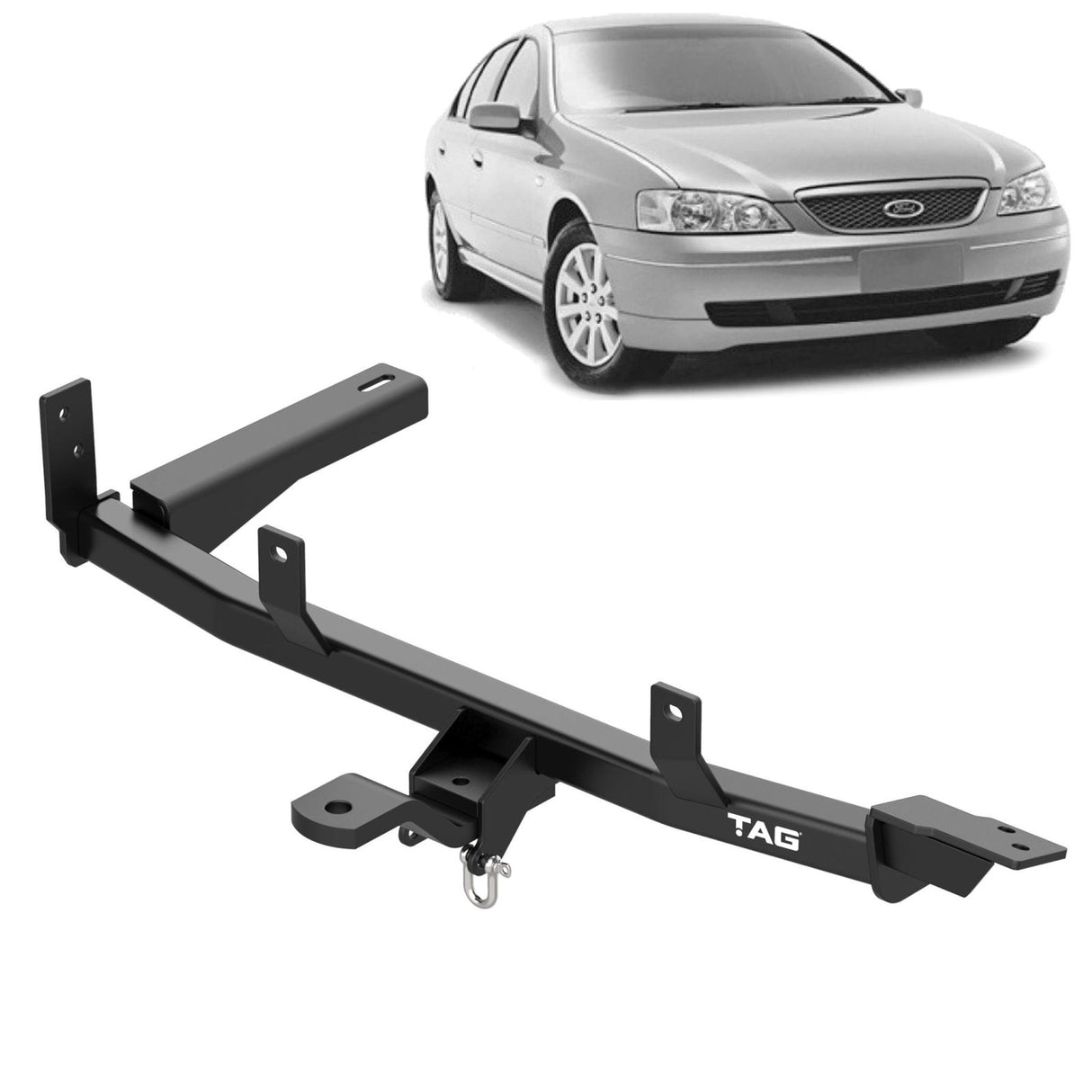 TAG | Standard Duty Towbar & Direct Fit Wiring Kit | Ford Falcon Fairmont BA BF FG 2002–2016 | T2F175-K201