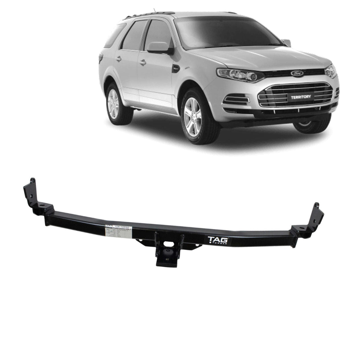 TAG - Ford Territory SZ, SX, SY (2004 - 2016) Standard Duty Towbar & Direct Fit Wiring Harness